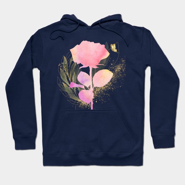 Botanicals & Butterfly Hoodie by ma2da